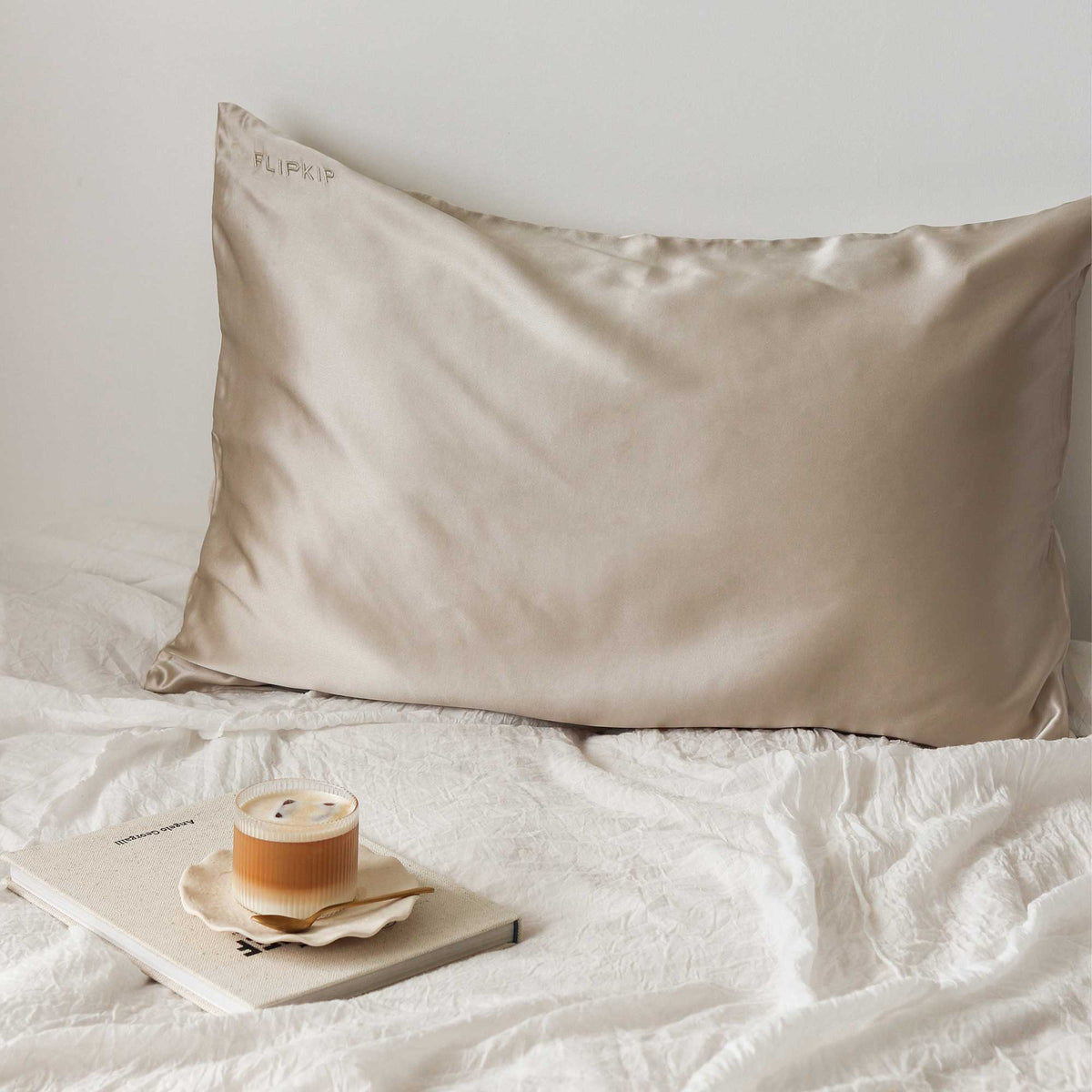 FLIPKIP Silk Linen Pillowcases