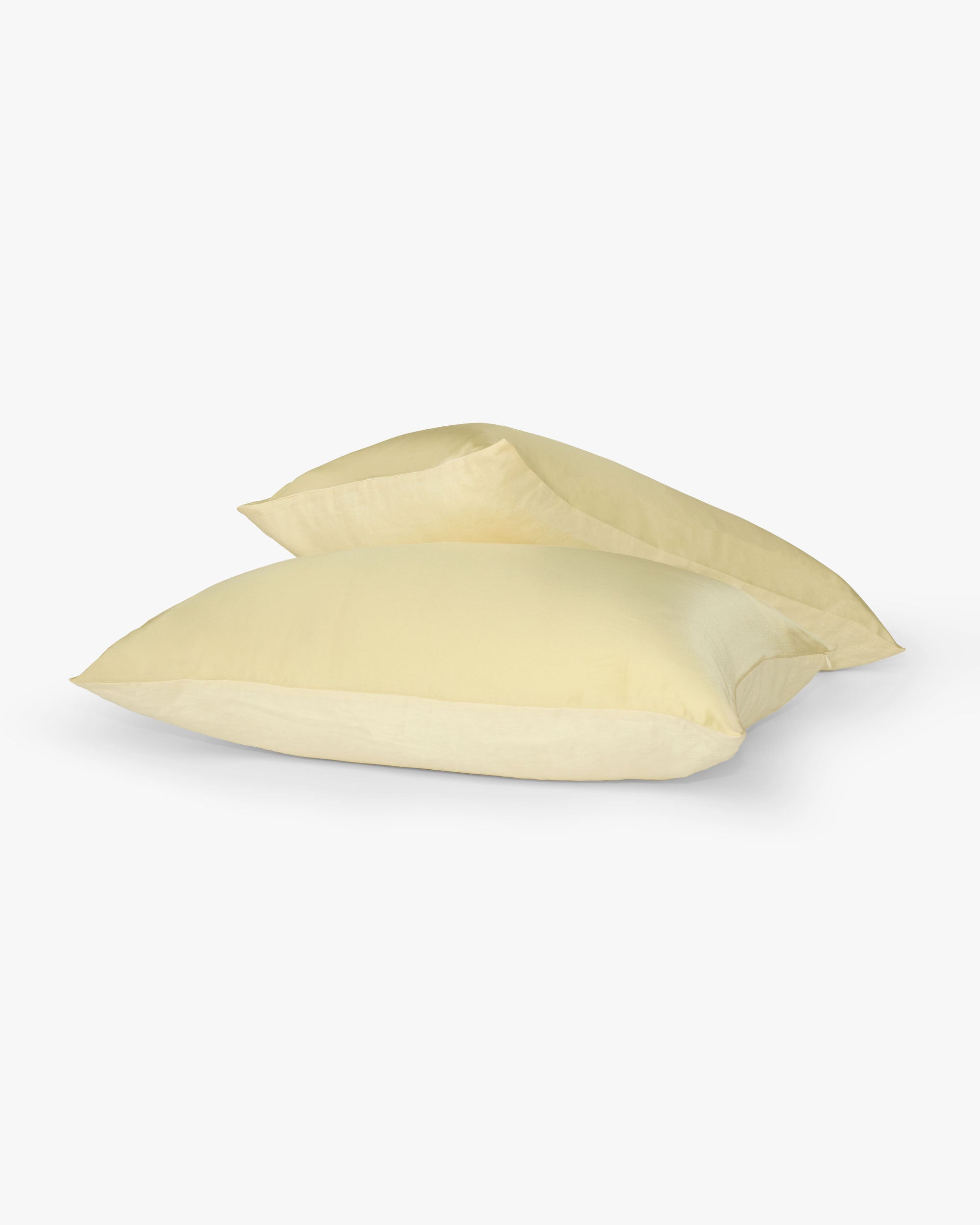Lemon Butter Flip Silk Linen Pillowcase