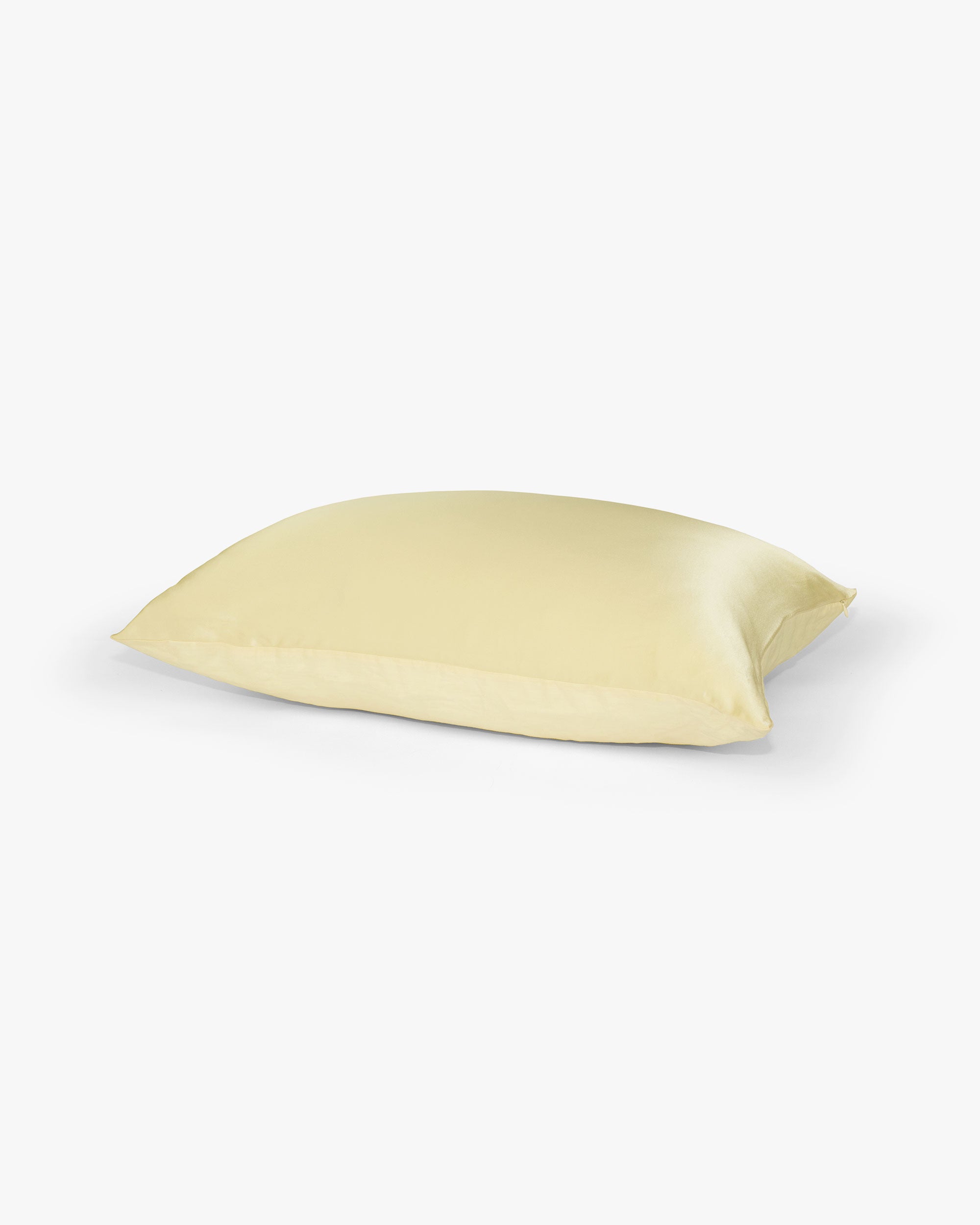 Lemon Butter Flip Silk Linen Pillowcase