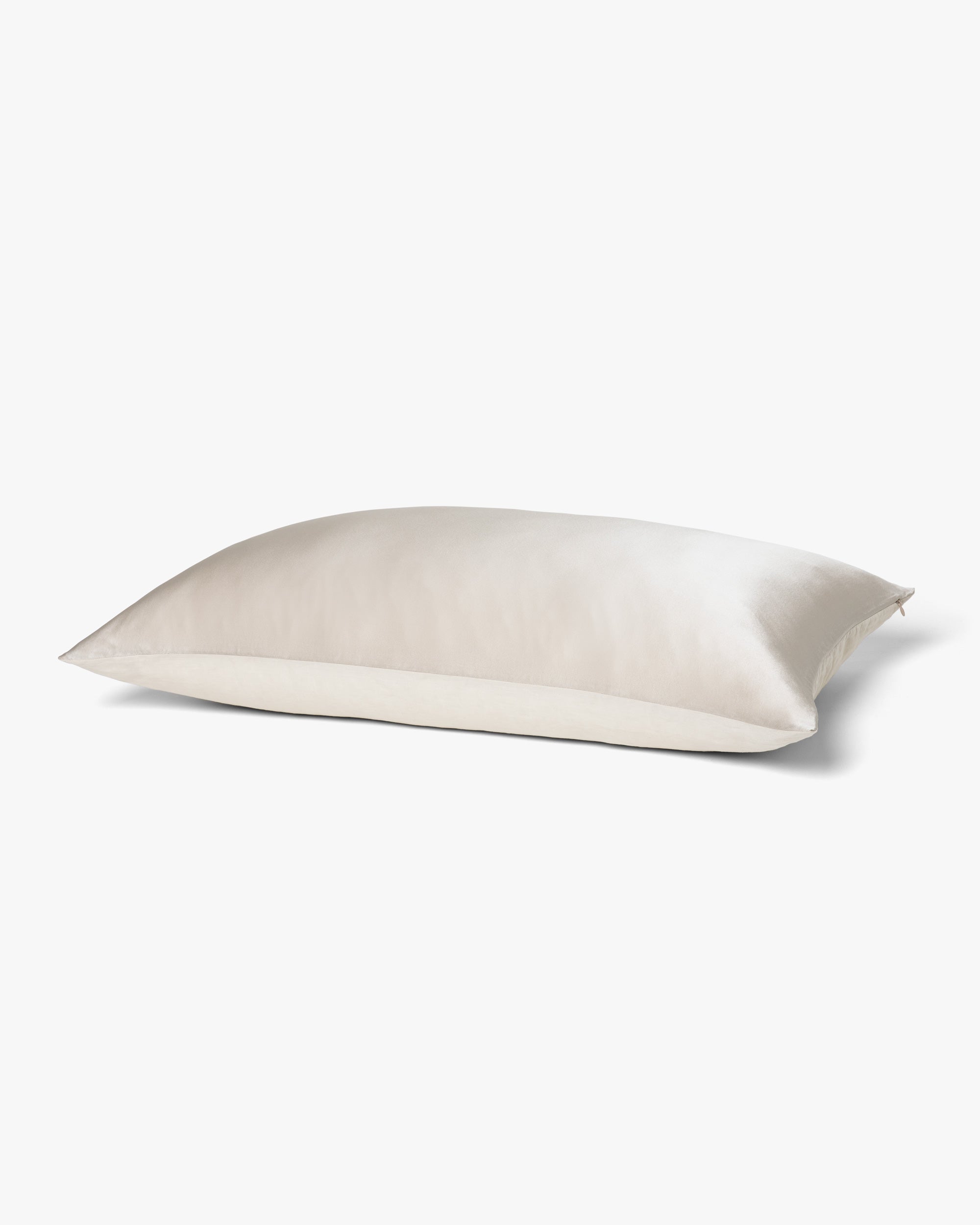Oat Flip Silk Linen Pillowcase