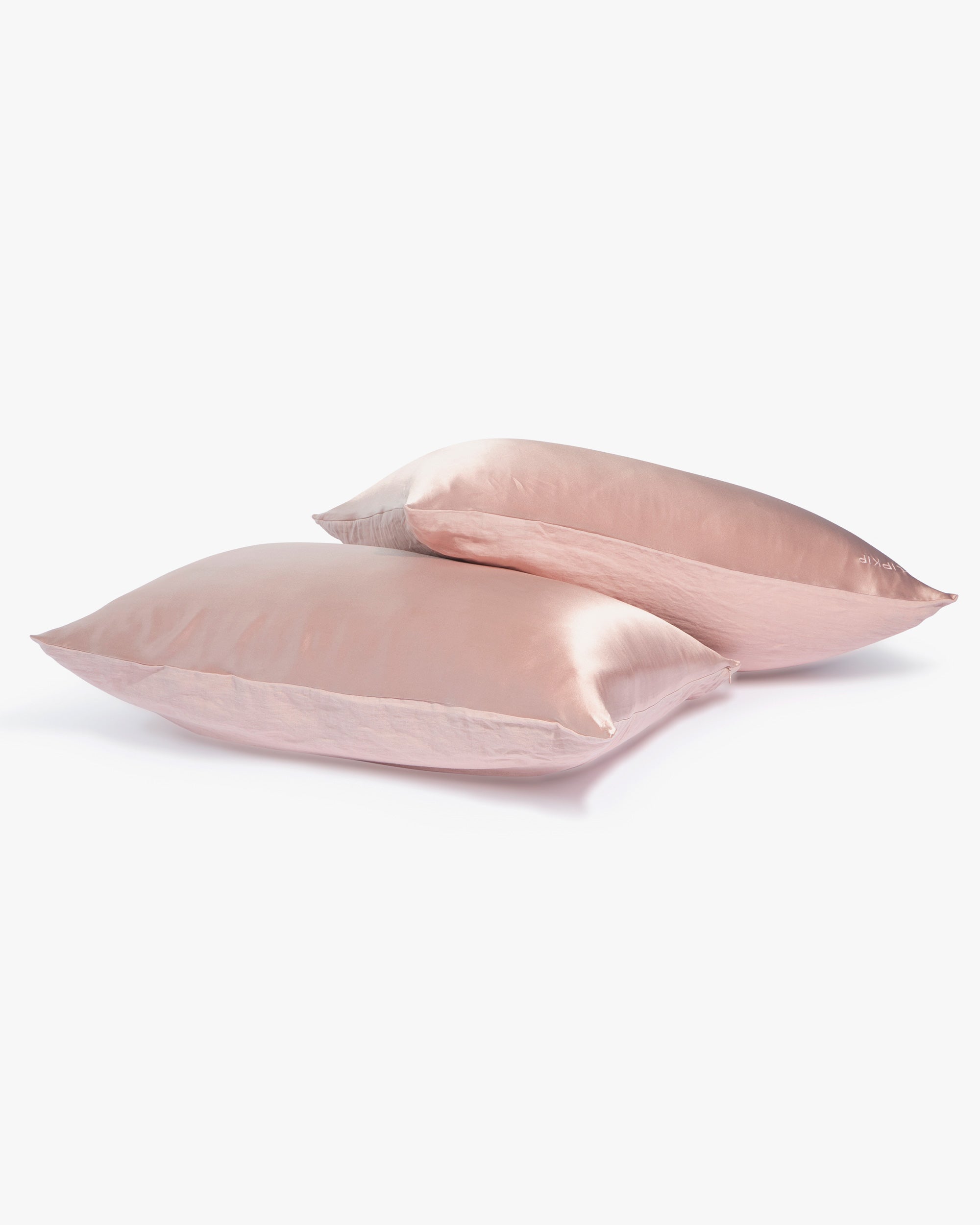 Rose Flip Silk Linen Pillowcase